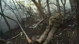 First Person Gopro Footage of Third Assault Division Soldier Fighting Amidst the Noise of Bullets