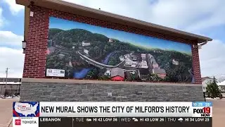 Milford's history depicted in new mural