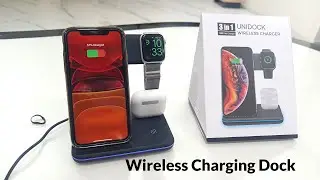 All in One Wireless Charging Dock for iPhone, Watch & Airpods (Unigen Unidock)