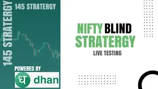 12-12-2022 |  Nifty 145 strategy Live Intraday Trading Options | Live Trading | Blind Algo | DHAN |