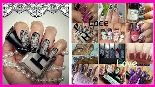 Lace Love - Weekly Stamping Collab || LaShenny21Nails