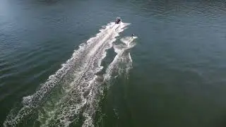 Water Ski Drone Palm Beach Australia Jan 2026
