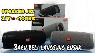 Bandingin speaker JBL Charge 3 Ori dengan yang Palsu