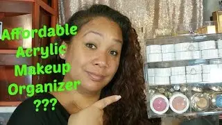 Acrylic Makeup Storage Box - Affordable Cosmetic Organizer