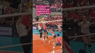 Face off ng mag BFF Kim Fajardo at Alyssa Valdez! #kimfajardo #pldt #alyssavaldez #pvl #creamline