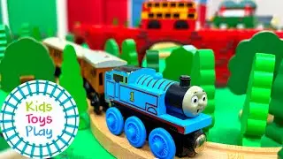 Thomas and Bertie Race on This Epic Wooden Railway Build