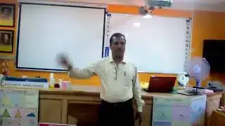 Mr Narayana Gowda, JDPI (Principal CTE Mangalore) in Maths Lab GHS Nada