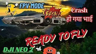 My Drone crash while Flying in FPV mode with rc controller | Dji neo2 FPV test #djineo2 #dronetest 
