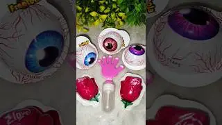 Eye jelly candy 👁️ & Rose jelly lolipop popsicle 🍡😍#youtubeshorts #trending #viralvideo #popsicle