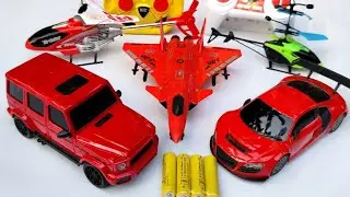Unboxing Radio Control War Aircraft Jet | Remote Control Car's Racing RC Rechargebule HELICOPTERS 