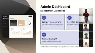 DineDesign &ndash; Restaurant Table Booking & Menu Management System | Django Project Presentation