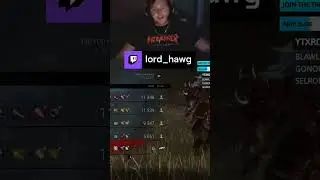 Classic Hawg DC in customs (I don't like dbd if you can't tell)  | lord_hawg on #Twitch