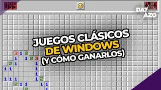 JUEGOS CL&Aacute;SICOS de WINDOWS (solitarios, buscaminas, etc y c&oacute;mo ganar) | #DATAZO