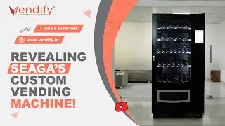 Seaga's custom vending machine | #vendify #seaga #vendingmachinebusiness