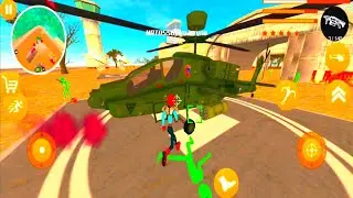 Spider Stickman Rope Hero Police Crime Simulator Android Gameplay 2023