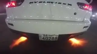 Evo x backfire , bulletperf exhaust