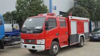 Dongfeng 6 cbm water fire truck for sale