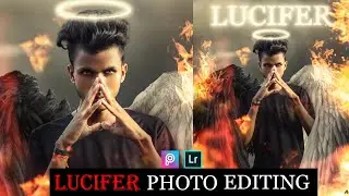 LUCIFER Concept Photo Editing In Picsart || Picsart Editing Tutorial In Hindi - Aryan Editz