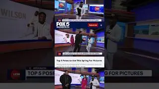 5 Ways To Pose For The Spring w/ Photographer FIF WILSON! I&rsquo;m Co Hosting #FOX5Dc #LionLunchHour