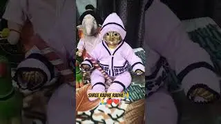 Shree radhe radhe#winter#shingardarshan#dress#feelingblessed#support#love#subscribe#radheshyam