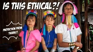 We visited the Long Neck Karen tribe Chiang Rai! | History behind the rings | Can they take them off