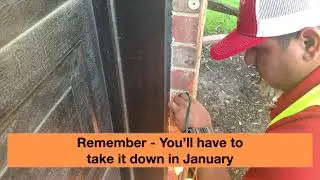 Holiday Lights Installation Training Video #8: Garage Outline