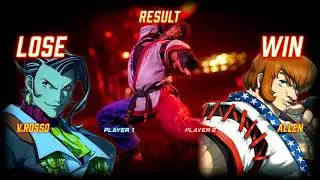 [Gameplay] Vulcano Rosso vs Allen Snider [casual versus] #FightingExLayer