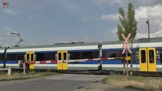 Vasúti átjáró Gyöngyöshalász (H) - 26.7.2025 / Železniční přejezd / Hungarian railroad crossing