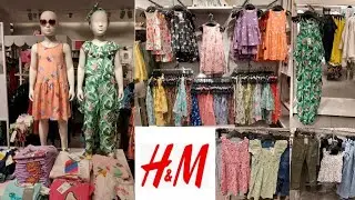 H&M Spring ‐ Summer kids girls clothes 2-14 years / May 2021