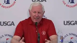 Hale Irwin holds court at the US Sr. Open