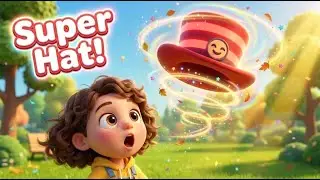 Super Hat Song | Funny 3D Cartoon Kids Video | Magic Flying Hat Dance