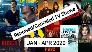 Canceled and Renewed TV Shows January - April 2020
