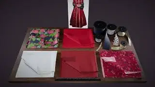 A digital reconstruction of textile materials: Belotelova, 