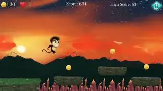 Monkey Run &mdash; безумные прыжки, адреналин и самая сумасшедшая обезьянка в мобильной аркаде