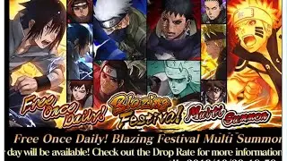 Naruto Blazing - [Blazing Festival] Free Multi Summon #4 (October 2019) {FINAL}