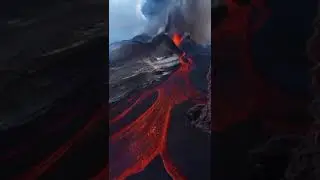 Volcanic Erruption 😯😯😯 #volcano #volcanicerruption