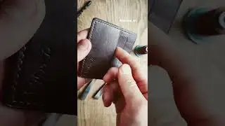 Mini wallet #leathergoods #wallet #leatherwallet