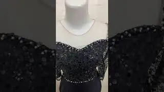longdress bludru velvet kombinasi time sahin mutiara #4u #dress #dressviral #fyp