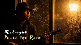 Midnight Pours the Rain | A Soulful Blues Ballad of Fading Memories 🎩🌧️🎷