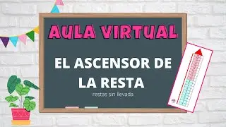 📌el ASCENSOR de la RESTA [restas sin llevada] [1a parte] / material descargable GRATIS 2021