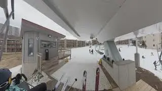 Sugar Mountain Lift Ride Up & Ski Down - Osmo 360