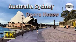 [4K Walk] Walking Sydney Opera House in Australia | vlog travel | the closest to Opera House