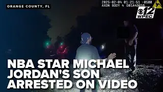 BODYCAM ARREST: Marcus Jordan, son of NBA star Michael Jordan, arrested for DUI and drug possession