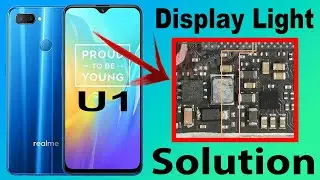 realme U1 display light no graphic solution
