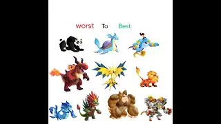 Ranking all commons in monster legends from worst to best (read desc)