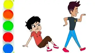 How To Draw Chikoo Aur Bunty | Chikoo Aur Bunty Cartoon Drawing