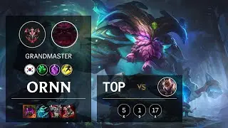 Ornn Top vs Quinn - KR Grandmaster Patch 11.13