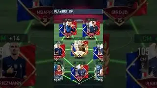 FRANCE world cup 2022 vs 2018 🥵 #mbappe #kante #pogba FIFA MOBILE