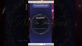 Happy New Year 2025 | Infostudy | Mathematics
