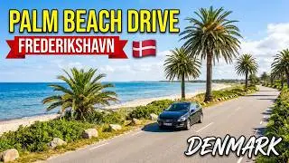 Scenic Drive to Palmerstranden Beach | Frederikshavn, Denmark 🇩🇰 | Virtual Coastal Road Trip